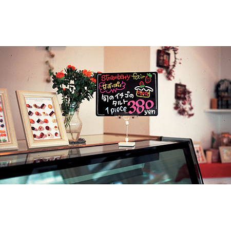 ■ポッププレート使用例2（スタンドは別売です）