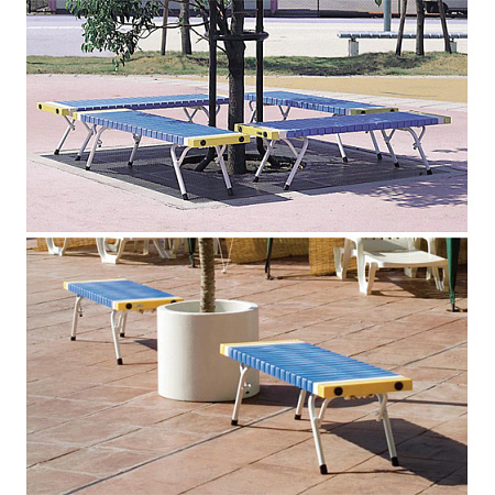 折りたたみホームベンチ 使用例のご紹介