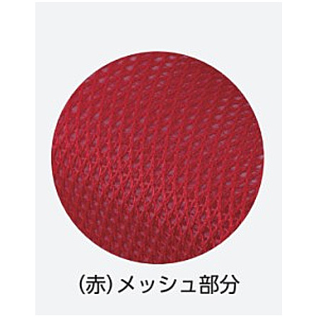 ■メッシュ部(赤色)拡大写真