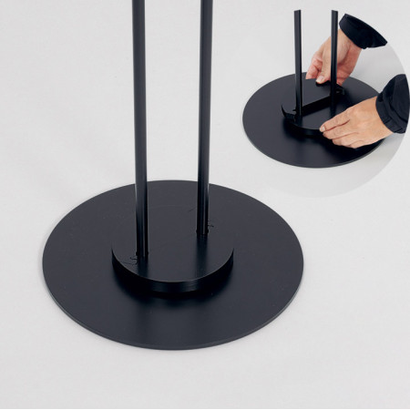 ■別売の丸ウエイト2ポールKがご利用いただけます。