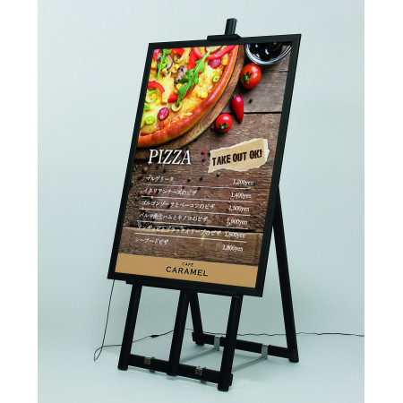 ■イーゼルセット時 ※写真はブラック･A1サイズです。