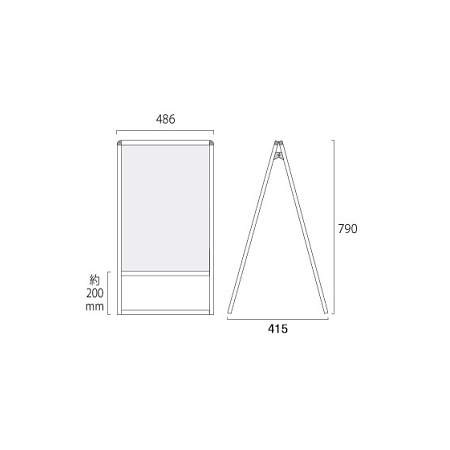 ■450×600【両面】タイプ図面
