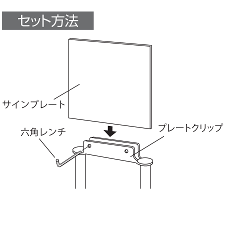 ■サインプレートの取付方法