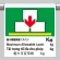 ワンタッチ取付標識（４カ国語）  最大積載荷重1スパン○kg (355-84)