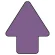 矢印ステッカー　10枚一組 灰紫 (456-04)