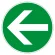 ユニピタ 矢印(OAフロア用) 緑 大 (835-209)