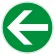 ユニピタ 矢印(OAフロア用) 緑 小 (835-211)