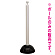 ロープスタンド　ポールのみ 白 (835-521A)