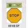 表示プレートH ピクトサイン アクリル 表示:STOP 止まれ (E510-27)