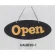 表示プレートH ドアサイン 片面Open 仕様・カラー:楕円型・イエロー (UA3020-1)