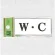 表示プレートH トイレ表示 アクリル 表示:W・C (UP370-15)