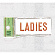 表示プレートH トイレ表示 アクリル 表示:LADIES (レディース) (UP370-4)