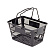 セルフバスケット (黒取手付) 角1号 黒 (20711BLK)