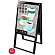 ポスター用スタンド看板 マグネジ A2  ブラック/ブラック 両面 (BPSSKMN-A2RB)