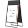 ポスターグリップスタンド看板カタログケース付　両面 B1 ブラック 屋内用 (PGSKK-B1RB)