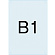 ポスタースタンド看板用アクリル板 B1 (PSAC-B1)