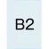 ポスタースタンド看板用アクリル板 B2 (PSAC-B2)