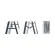 アルミフリーイーゼル A2～A1パネル 両面 (AFEZ430R)