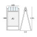 パンフレットケース付 フラットオープンスタンド看板 A1 シルバー 両面 (FOSKP-A1R-G)
