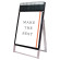 パンフレットケース付 ポスター用スタンド看板 マグネジ B1 ブラック 片面 (PSSKMNP-B1KB-G)