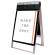 ポスター用スタンド看板パンフレットケース付 B1 ブラック 両面 (PSSKP-B1RB-G)