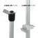 クイックロックサインQS(2本脚) QS-120 1200mm 片面 (A1619***)