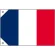 販促用国旗 フランス サイズ:ミニ (23673)