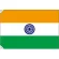 販促用国旗 インド サイズ:小 (23677)