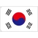 販促用国旗 韓国 サイズ:大 (23693)