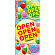 フルカラー店頭幕 OPEN (風船柄) (受注生産品) 素材:ポンジ (63301)
