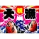 祝・大漁 (鯛2匹) 大漁旗 幅1m×高さ70cm ポンジ製 (3557)