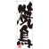 のぼり旗 焼鳥 白地 黒文字(3385)