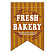 変形タペストリー FRESH BAKERY（リボンカット） カラー:茶 (5864)