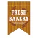 変形タペストリー FRESH BAKERY（リボンカット） カラー:茶 (5864)
