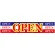 横断幕OPEN 青白赤 W3000×H600 (63102)