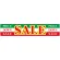 横断幕SALE 緑白赤 W3000×H600 (63105)