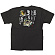 黒Tシャツ そば・うどん サイズ:S (64048)