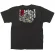 黒Tシャツ 海の幸山の幸に感謝 サイズ:L (64062)