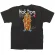 黒Tシャツ ホットドッグ キャラクター サイズ:M (64161)