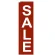 (新)のぼり旗 〔N〕 スリム  SALE 赤 (67028)
