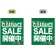 CLEARANCE SALE 開催中 (ミドリ) ミニフラッグ(遮光・両面印刷) (69580)