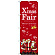のぼり旗 Xmas Fair赤 サンタ (GNB-2570)