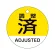 黄（調整済・ADJUSTED）