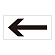 JIS配管識別明示ステッカー 空気関係 (ヨコ) 左矢印 10枚1組 サイズ: (S) 30×60mm (383513)