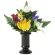 造花 仏花マム(器付)1個 (高さ23cm) (2389R22N) ※光触媒無し