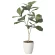 光触媒 人工観葉植物 造花 デザインカシワバゴム1.1 (高さ110cm) (2414A160)
