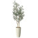 光触媒 人工観葉植物 造花 スリムオリーブ1.6 (高さ160cm) (2519R400)