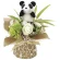 光触媒 人工観葉植物 造花 プリティパンダ (高さ17cm) (881R20)