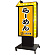 点滅スタンド看板 ブラック/イエロー (TY-24-B-Y)