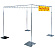 ボーダーハンガー用仮囲いパイプスタンド 直角 (53226-2*)